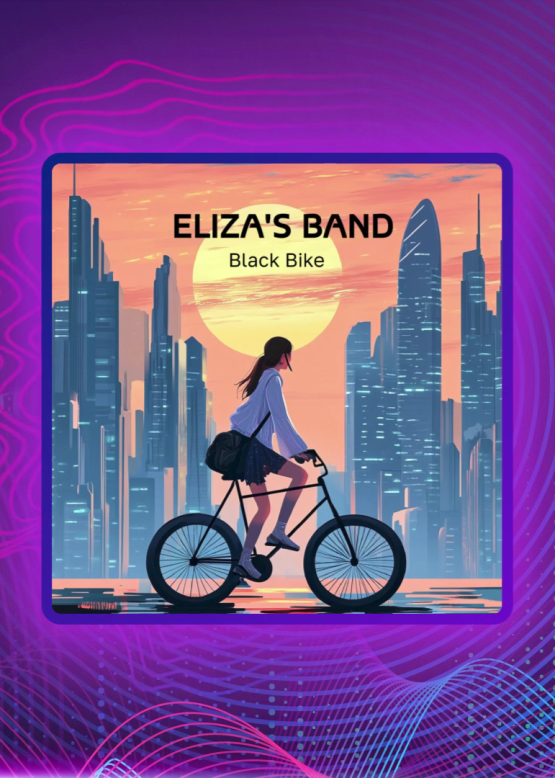 Eliza's Band. Black bike