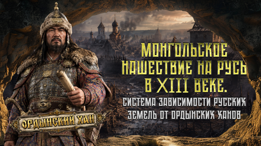 Серия 13 - Монгольское нашествие на Русь в XIII веке. Система зависимости русских земель от ордынских ханов